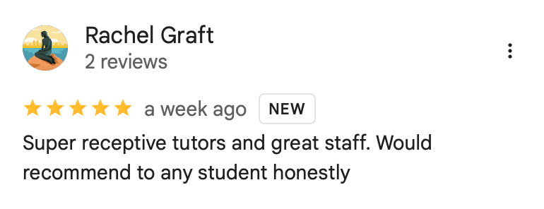 Google review from Rachel Graft